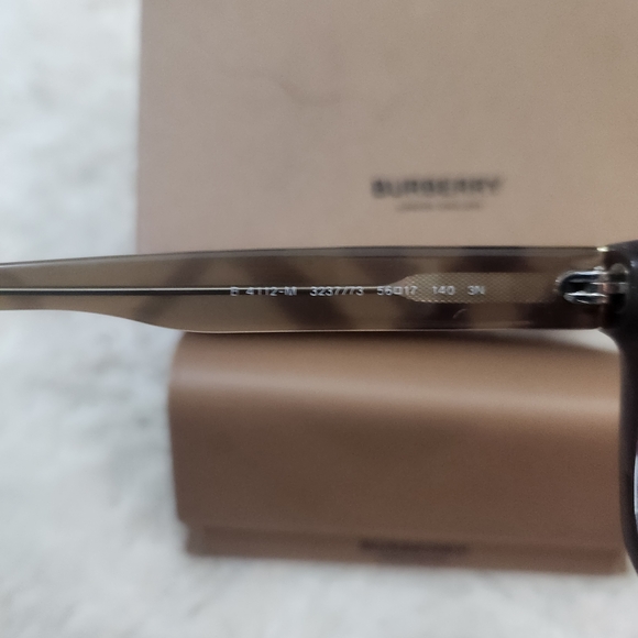 Burberry Black and Tan Check Sunglasses - Picture 6 of 9